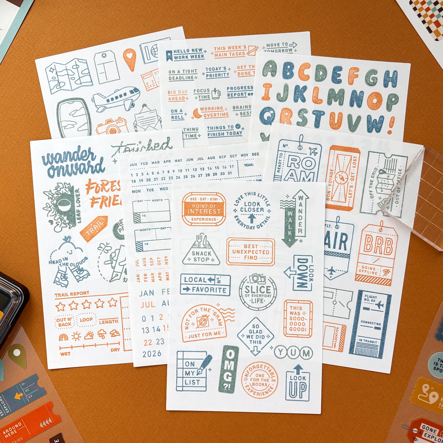 Q3 Stamp Bundle - (7 4x6 Clear Stamp Sets)