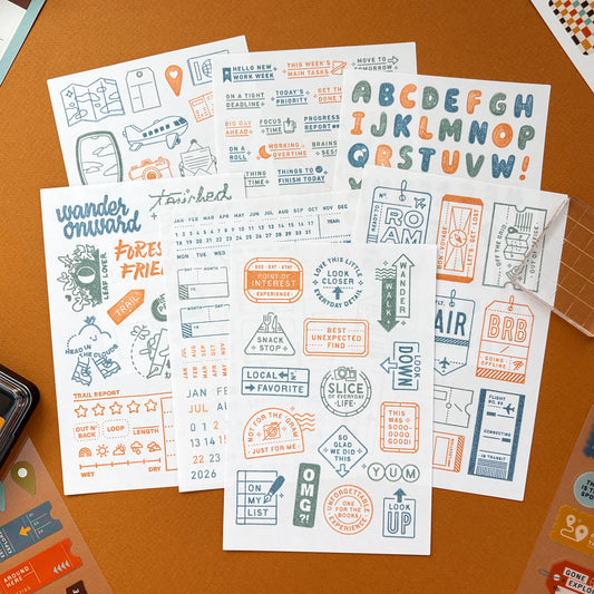 Q3 Stamp Bundle - (7 4x6 Clear Stamp Sets)