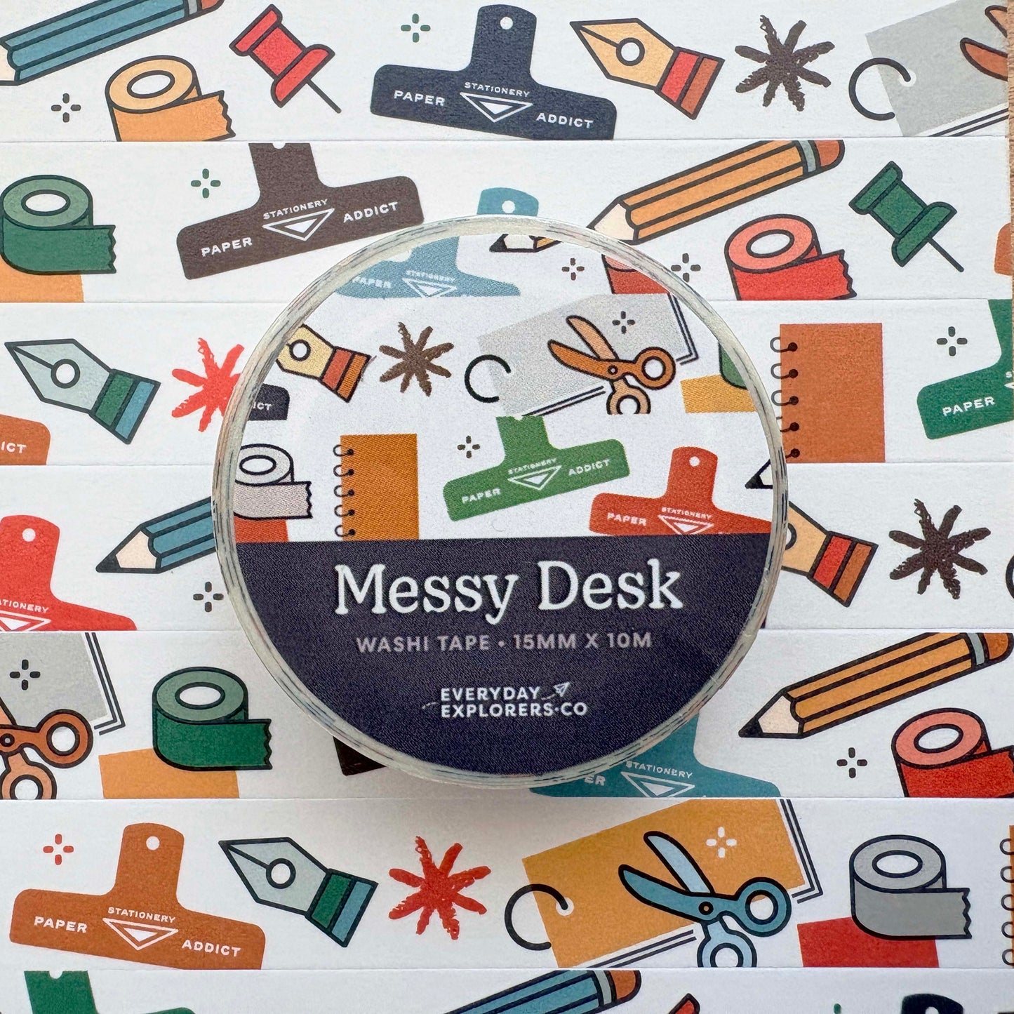 Messy Desk - 15mm Washi Tape