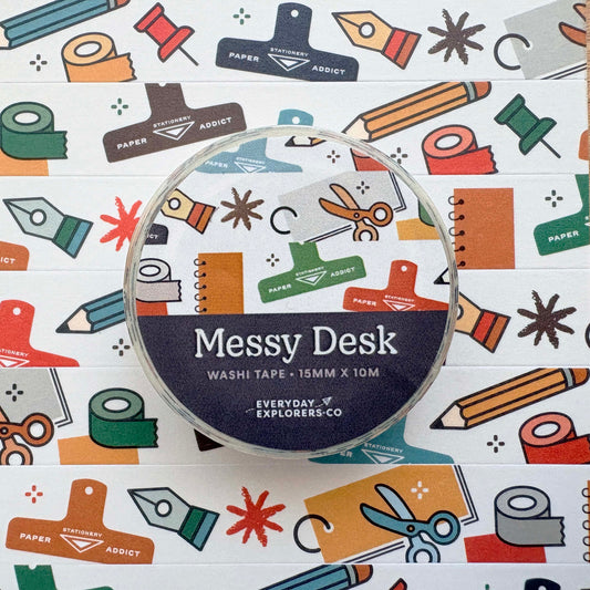 Messy Desk - 15mm Washi Tape