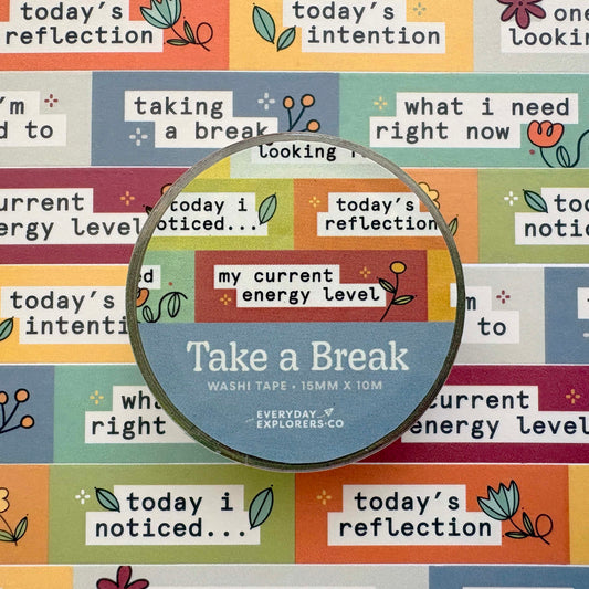 Take a Break - 15mm Washi Tape