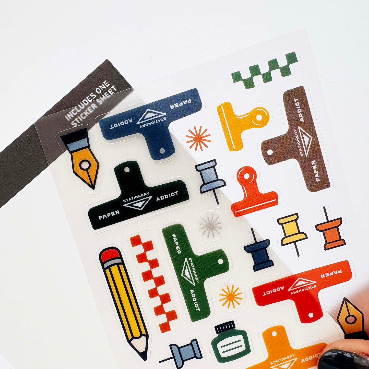 On My Desk- Clear Sticker Sheet