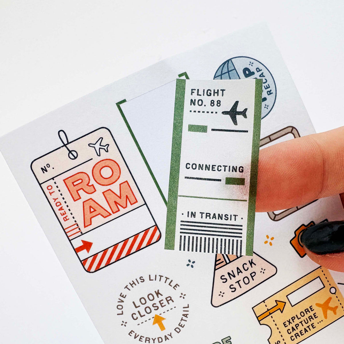 Roam - Washi Sticker Sheet