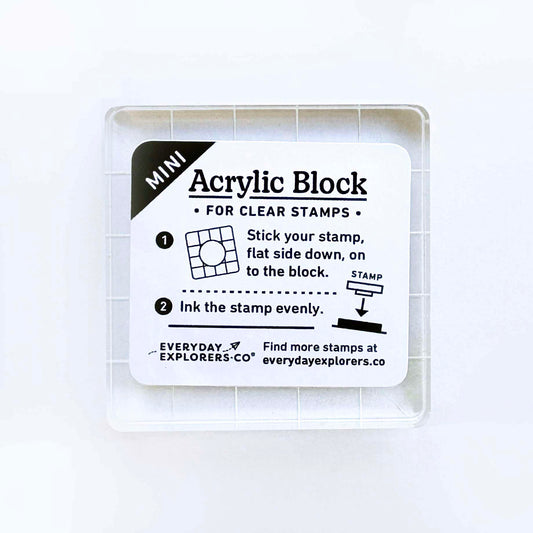 2x2 Clear Acrylic Block