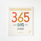 365 Days - Calendar Sticker Book (Bright Colors)