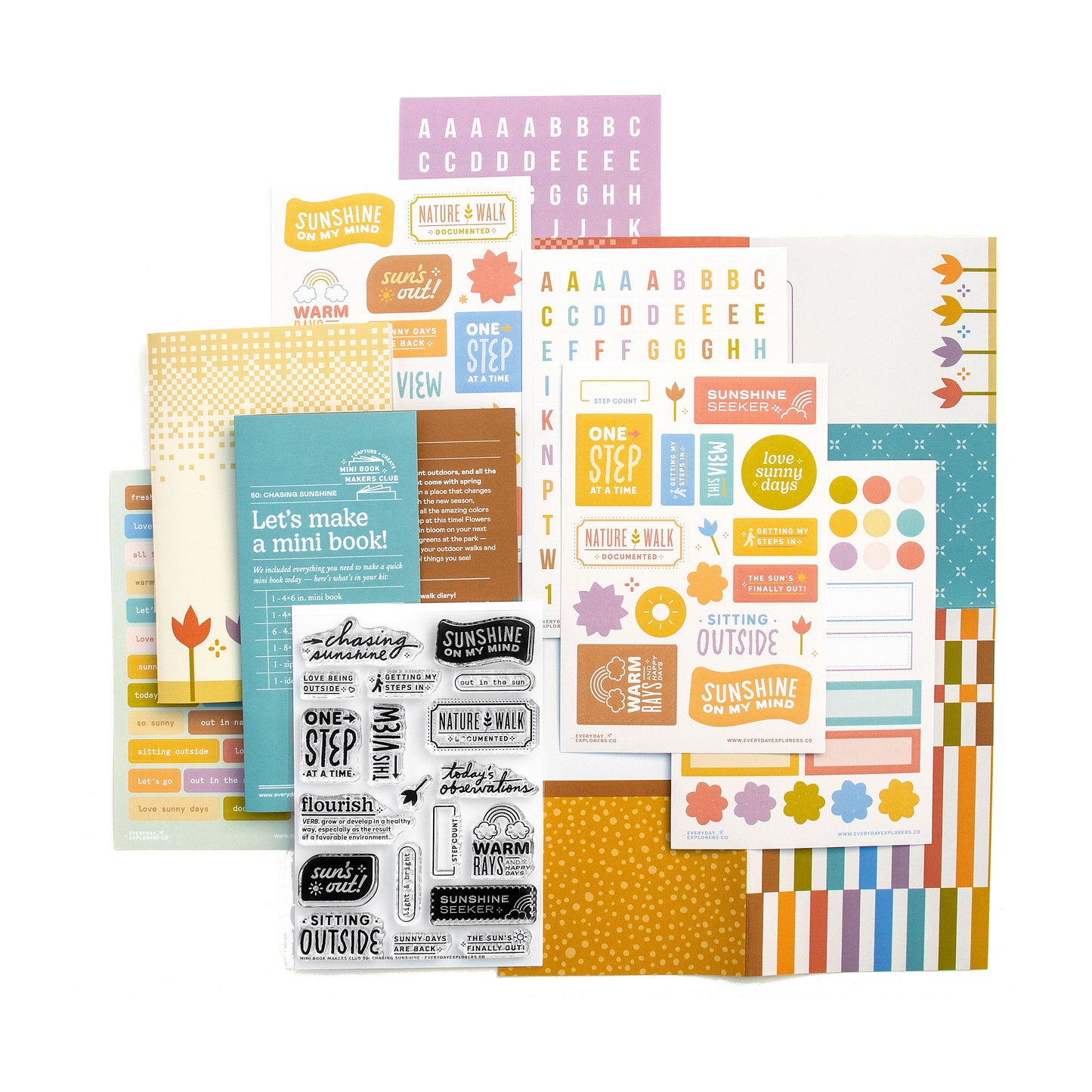 Mini Book Makers Club 50: Chasing Sunshine (May 2025)