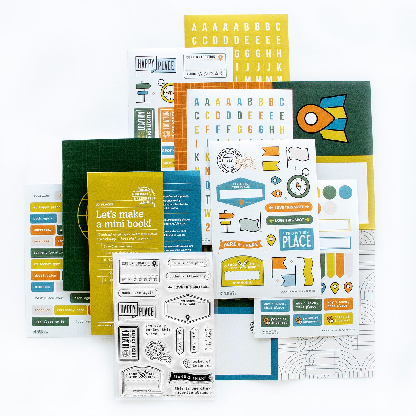 Mini Book Makers Club 00: Places (June 2025)