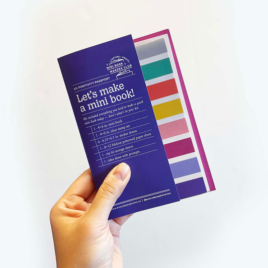 Mini Book Makers Club 43: Positivity Passport (October 2024)