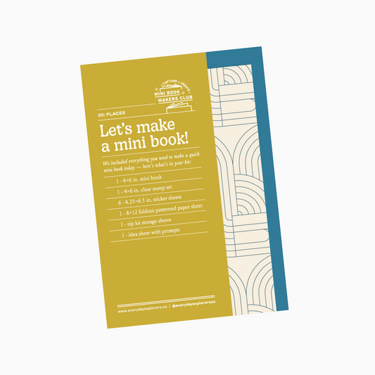 Mini Book Makers Club 00: Places (June 2025)