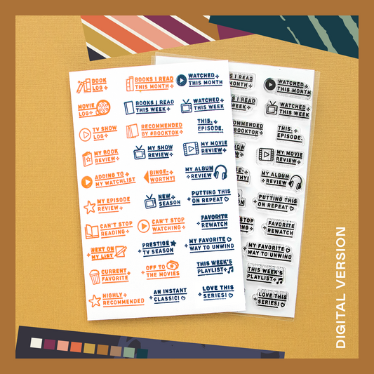 Media Prompts - Digital Stamp Set