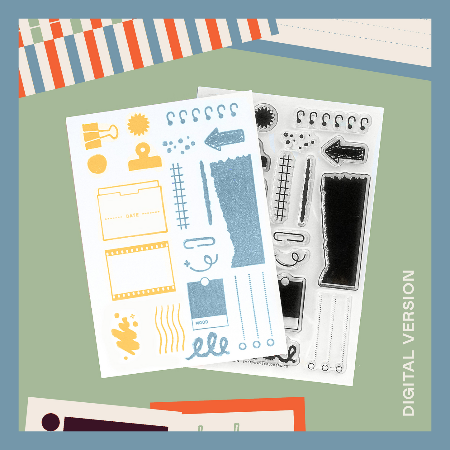 Mood Board - Digital Stamp Set