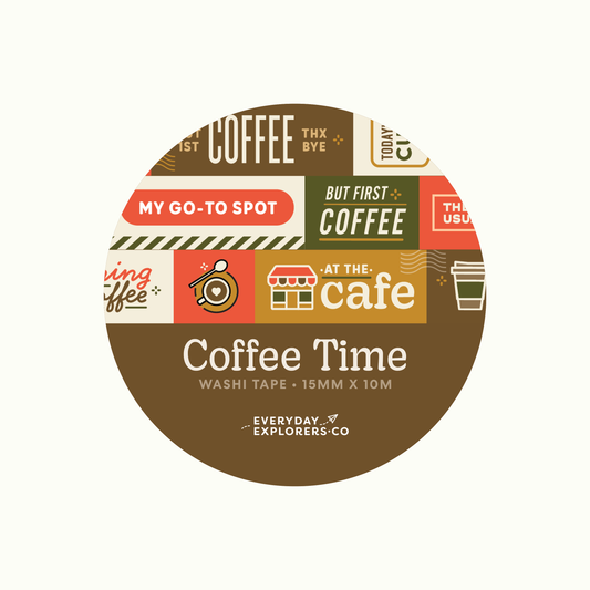 Coffee Time - 15mm Washi Tape