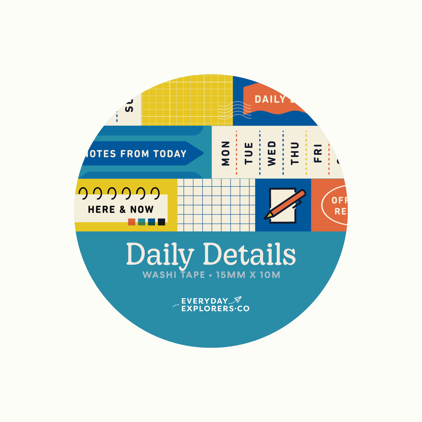 Daily Details - 15mm Washi Tape