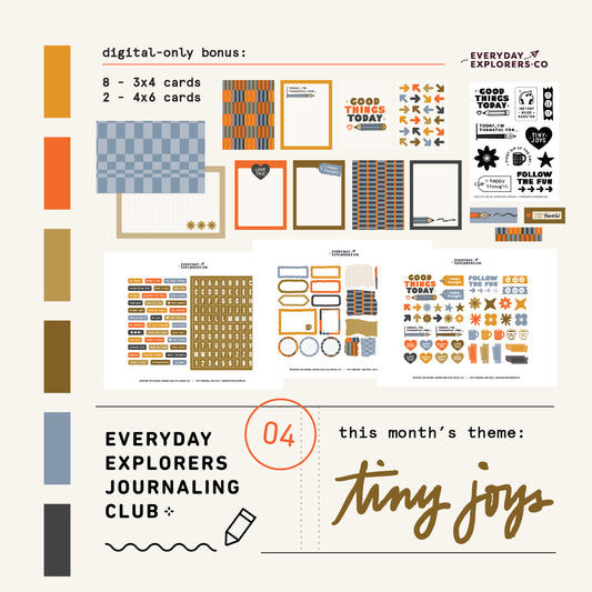 Digital Journaling Kit Club - Tiny Joys (004)