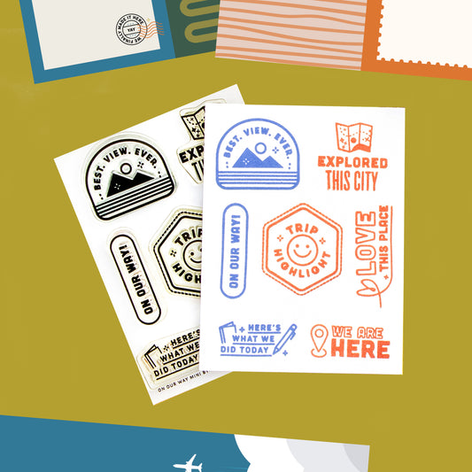 On My Way Mini - 3x4 Clear Stamp Set