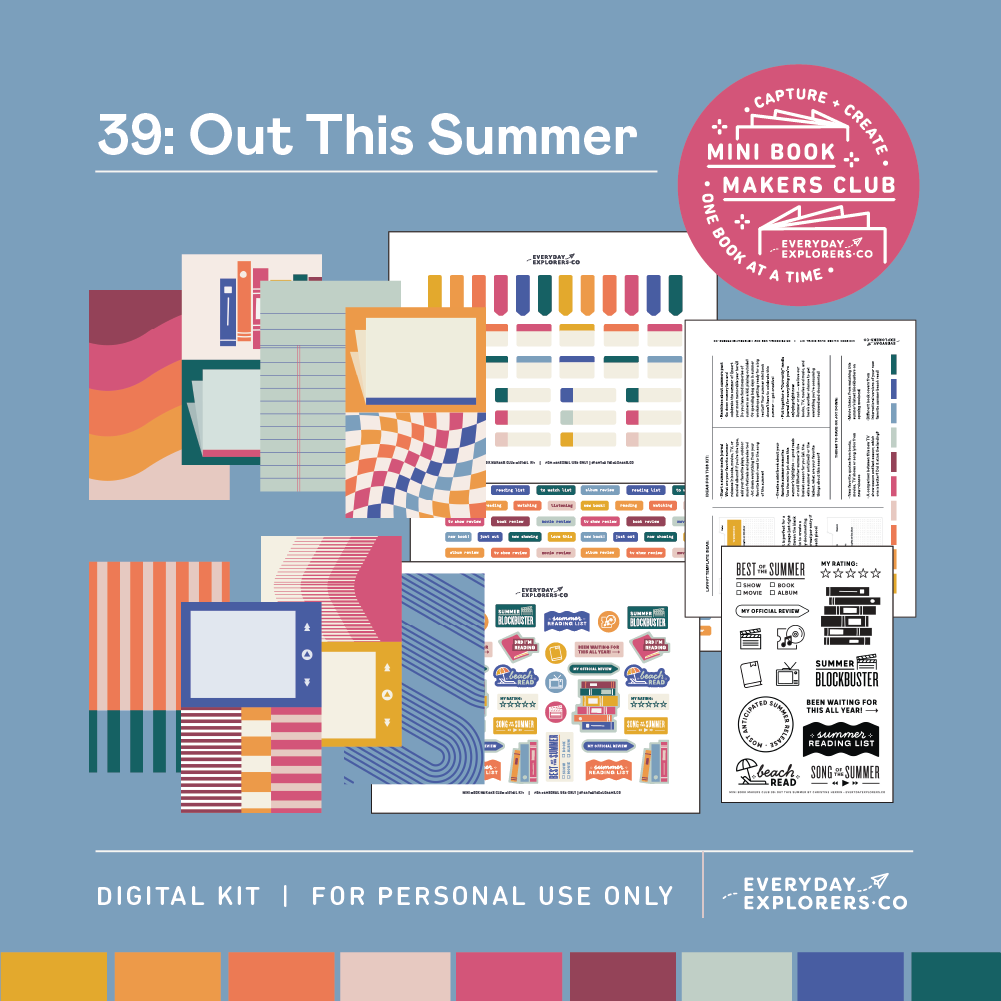 Digital Mini Book Makers Club 39: Out This Summer (June 2024)