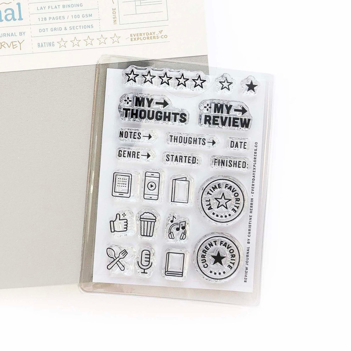 Reviews - 3x4 Clear Stamp Set
