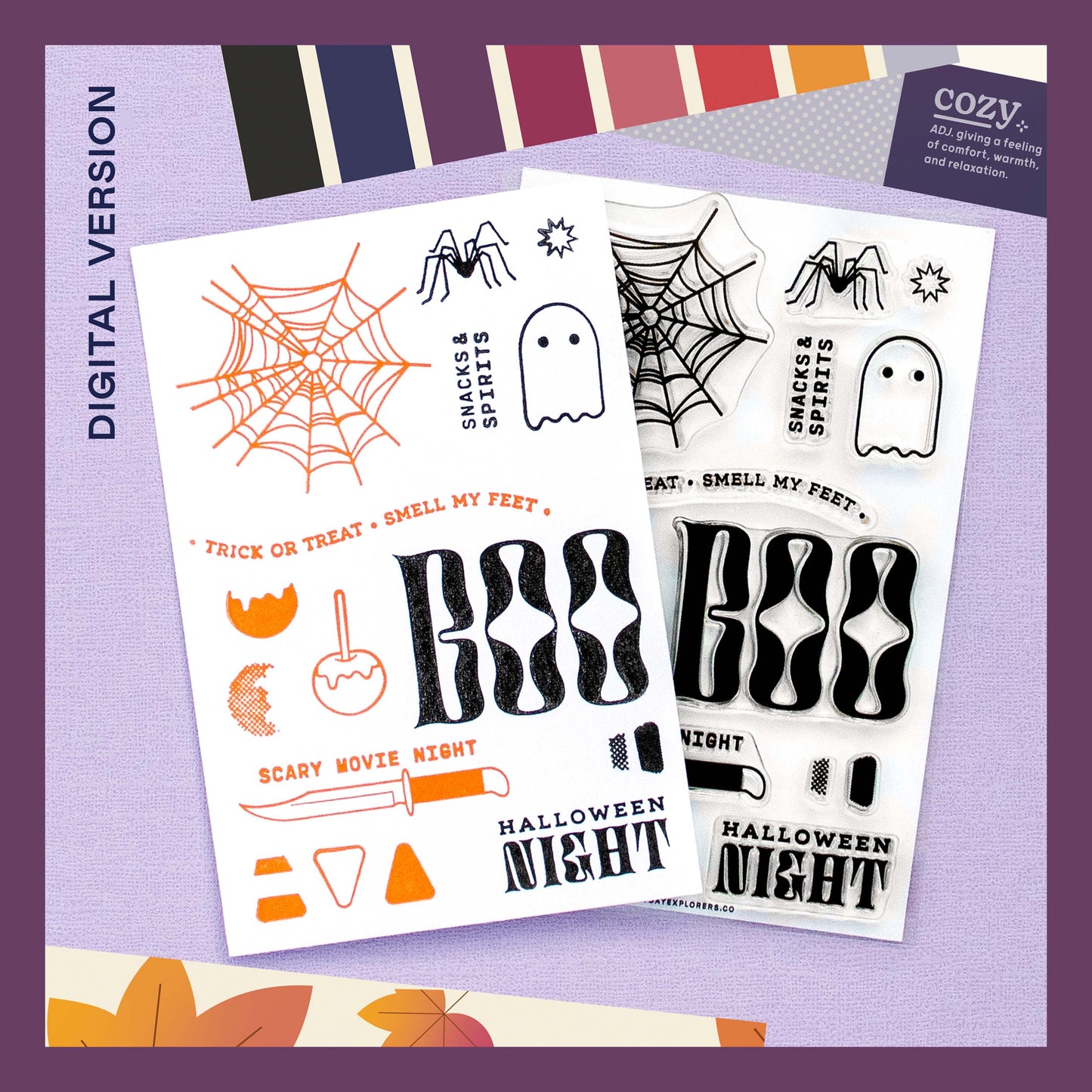 Snacks & Spirits by Kari Stiles - Digital Stamp Set