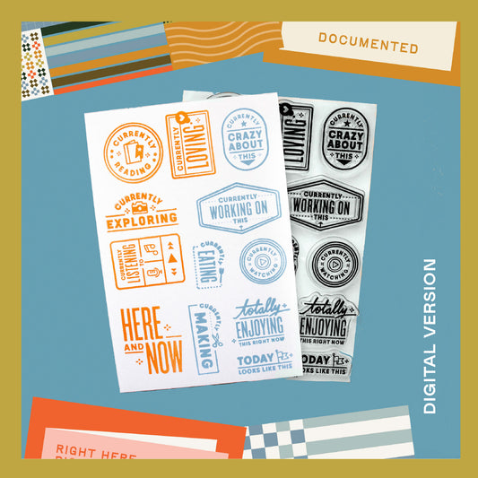 Currently Seals (Throwback!) - Digital Stamp Set