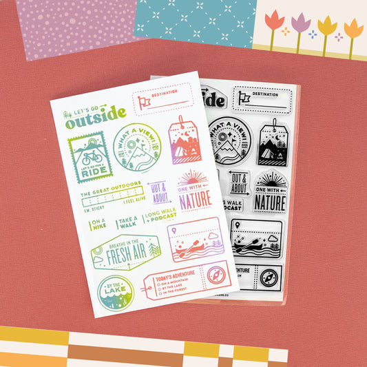 Fresh Air (Throwback!) - 4x6 Clear Stamp Set