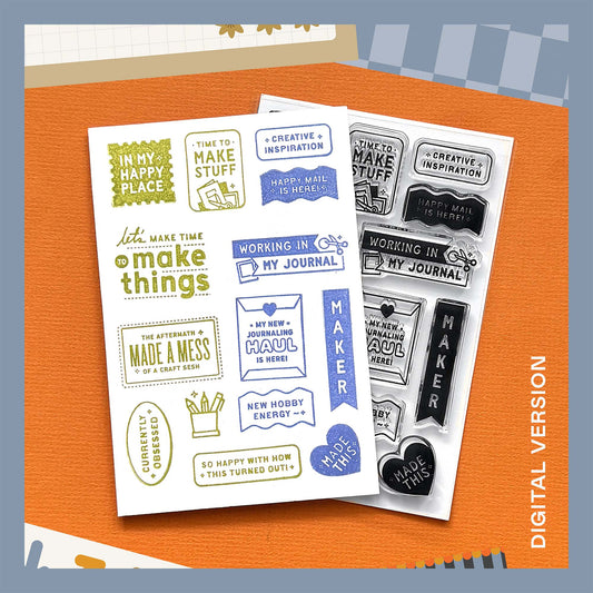 Maker Life - Digital Stamp Set
