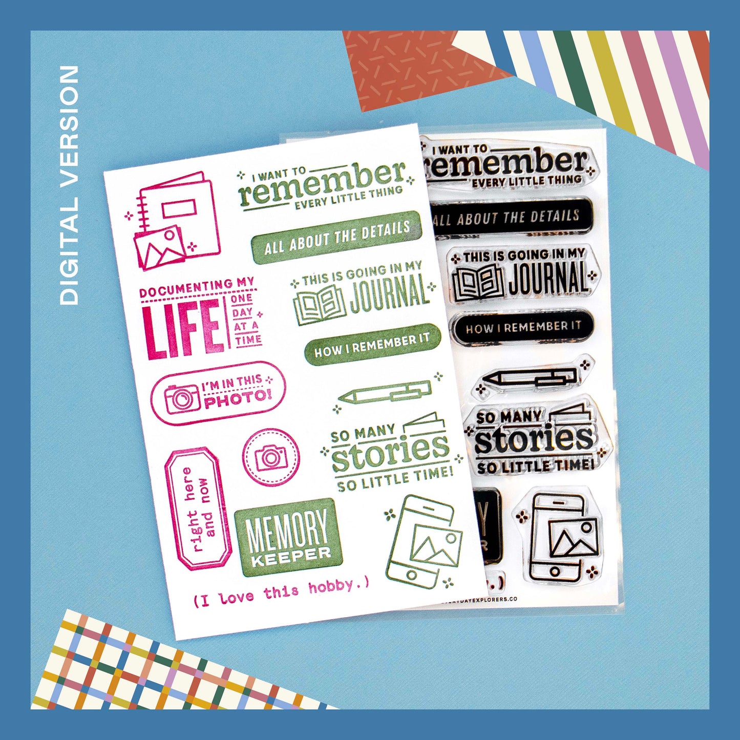 Memory Keeper - Digital Stamp Set