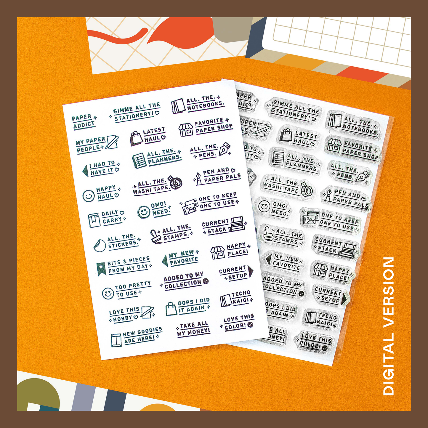 Paper Prompts - Digital Stamp Set