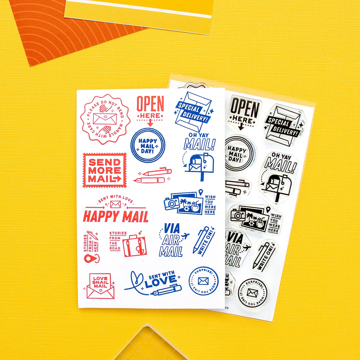 Send More Mail - 4x6 Clear Stamp Set
