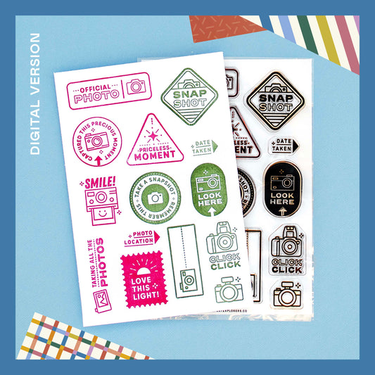 Snapshots - Digital Stamp Set