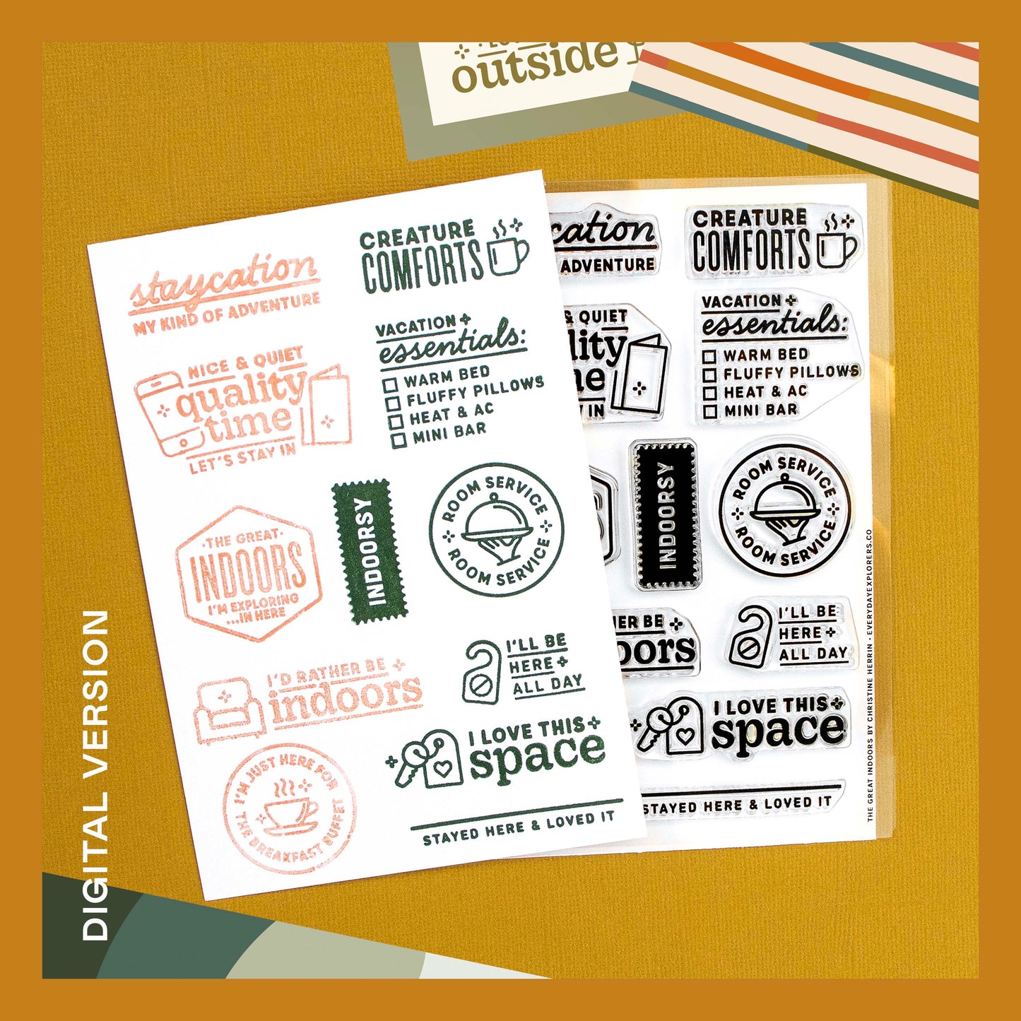 The Great Indoors - Digital Stamp Set