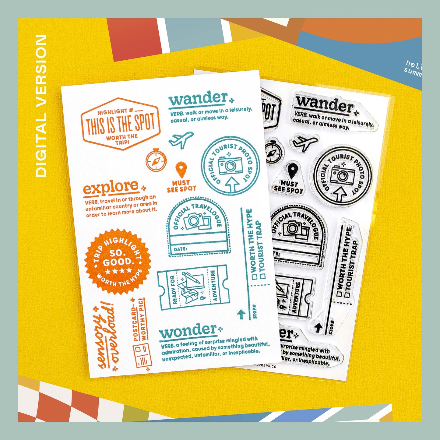 Wander On - Digital Stamp Set