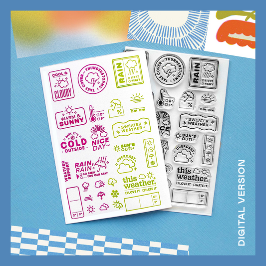 Weather Report - Digital Stamp Set