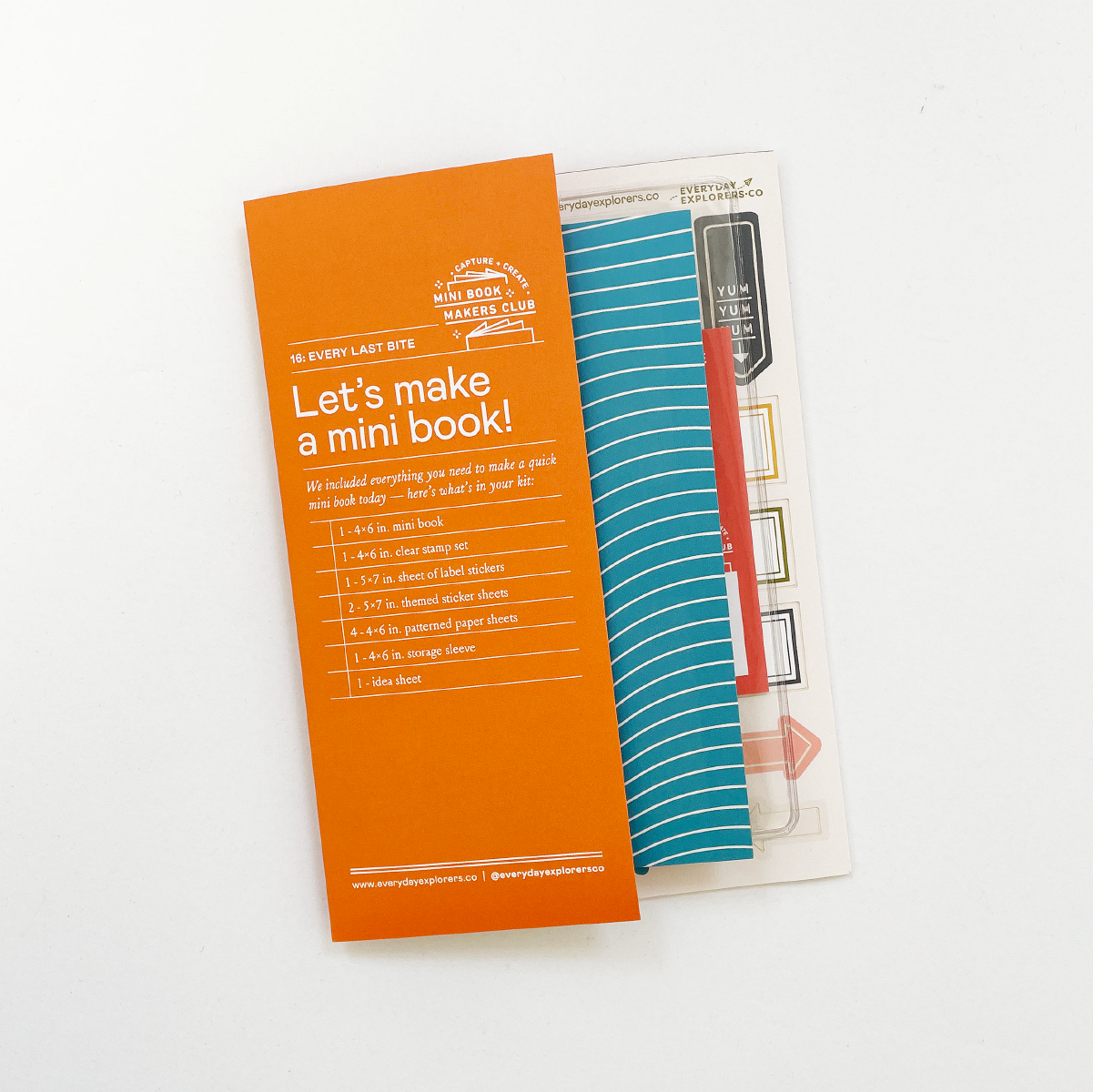 Mini Book Makers Club Kit: July