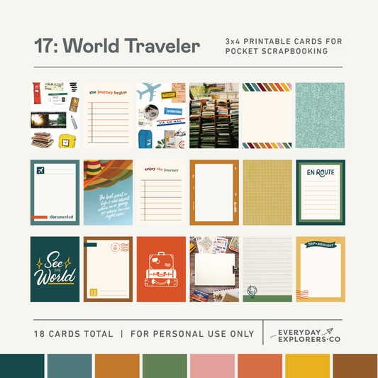 World Traveler (by Abbey Sy) - 3x4 Printables