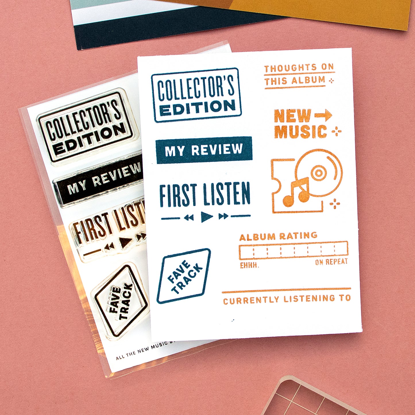 All the New Music - 3x4 Clear Stamp Set