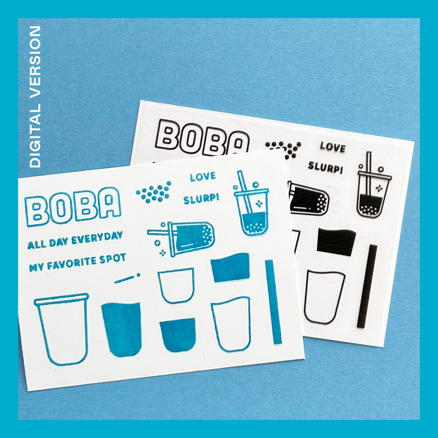 Build A Boba - Digital Stamp Set