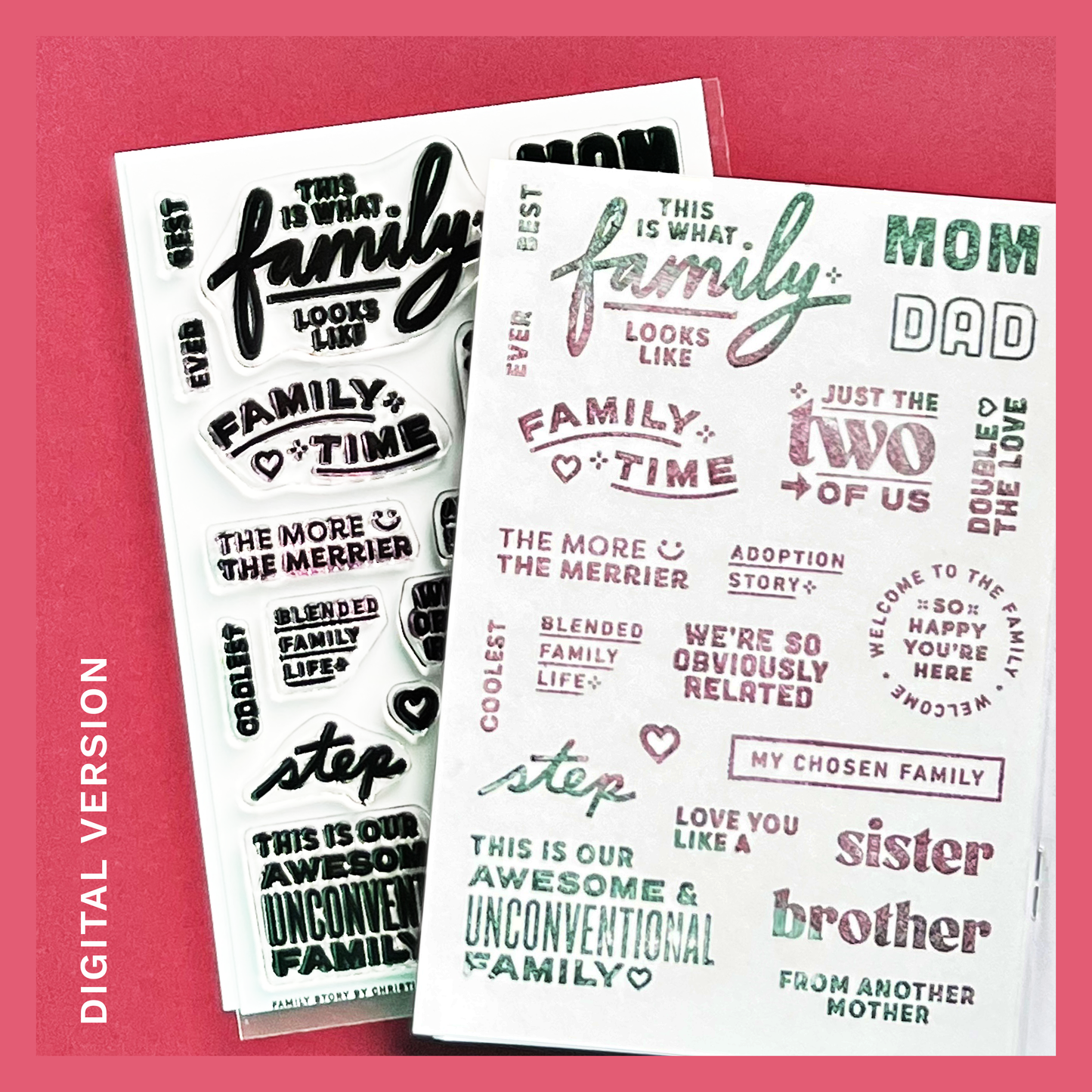 Family Story - Digital Stamp Set