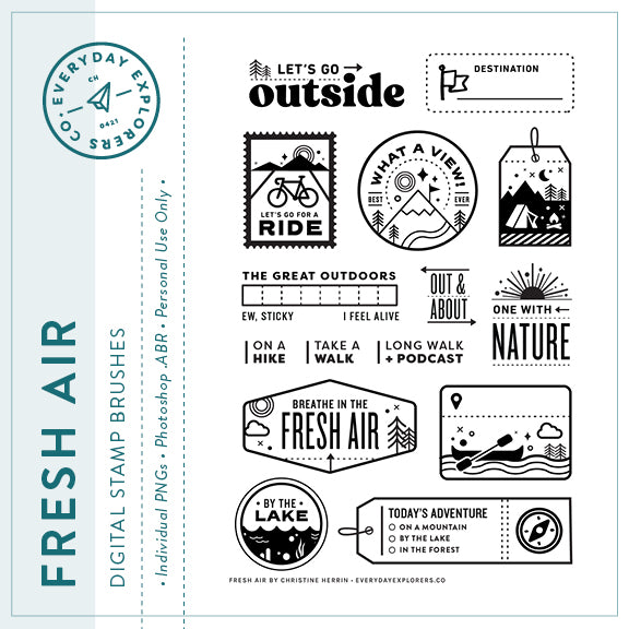 Fresh Air - Digital Stamp Set