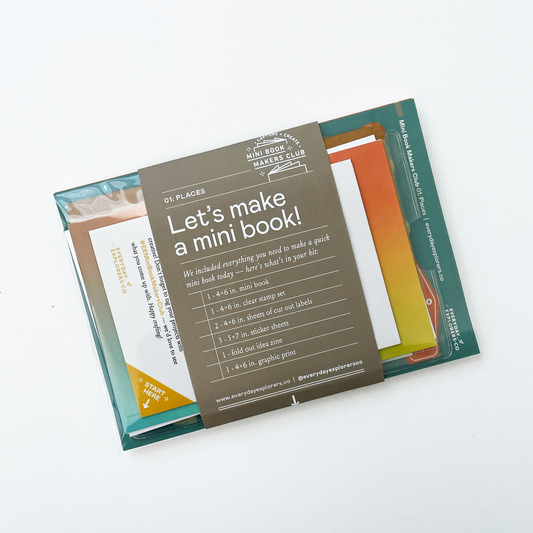 Mini Book Makers Club Kit: Places (Version 2)