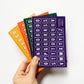 6x8 Alphabet Sticker Sheet - Purple