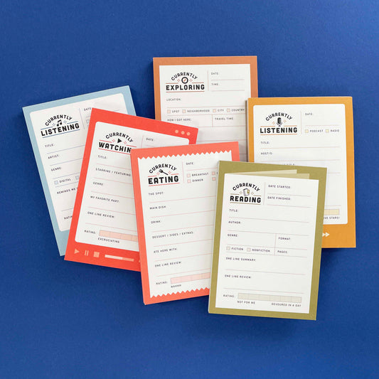 Currently 3.5 x 5 in. Notepads - Bundle of 6