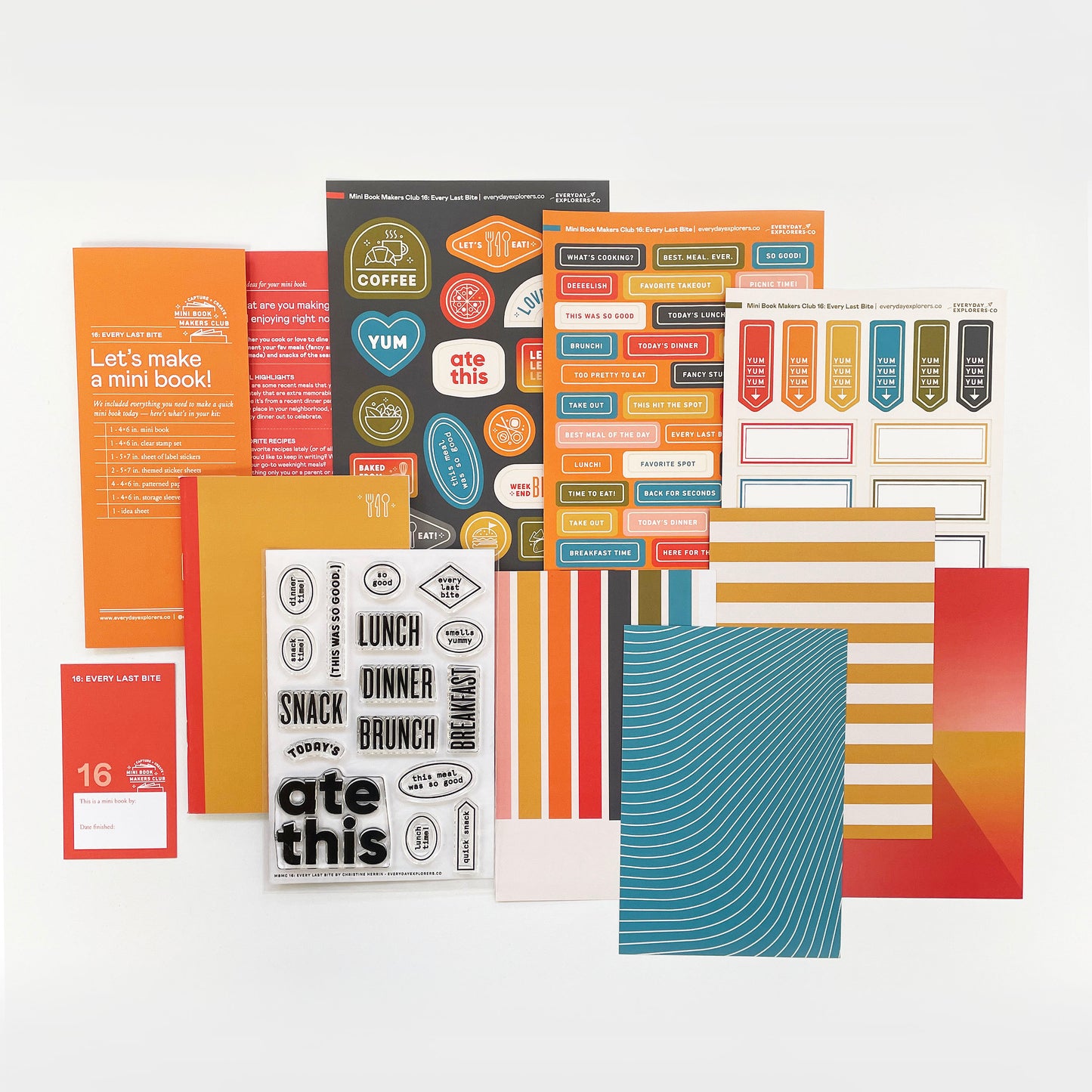 Mini Book Makers Club Kit: July