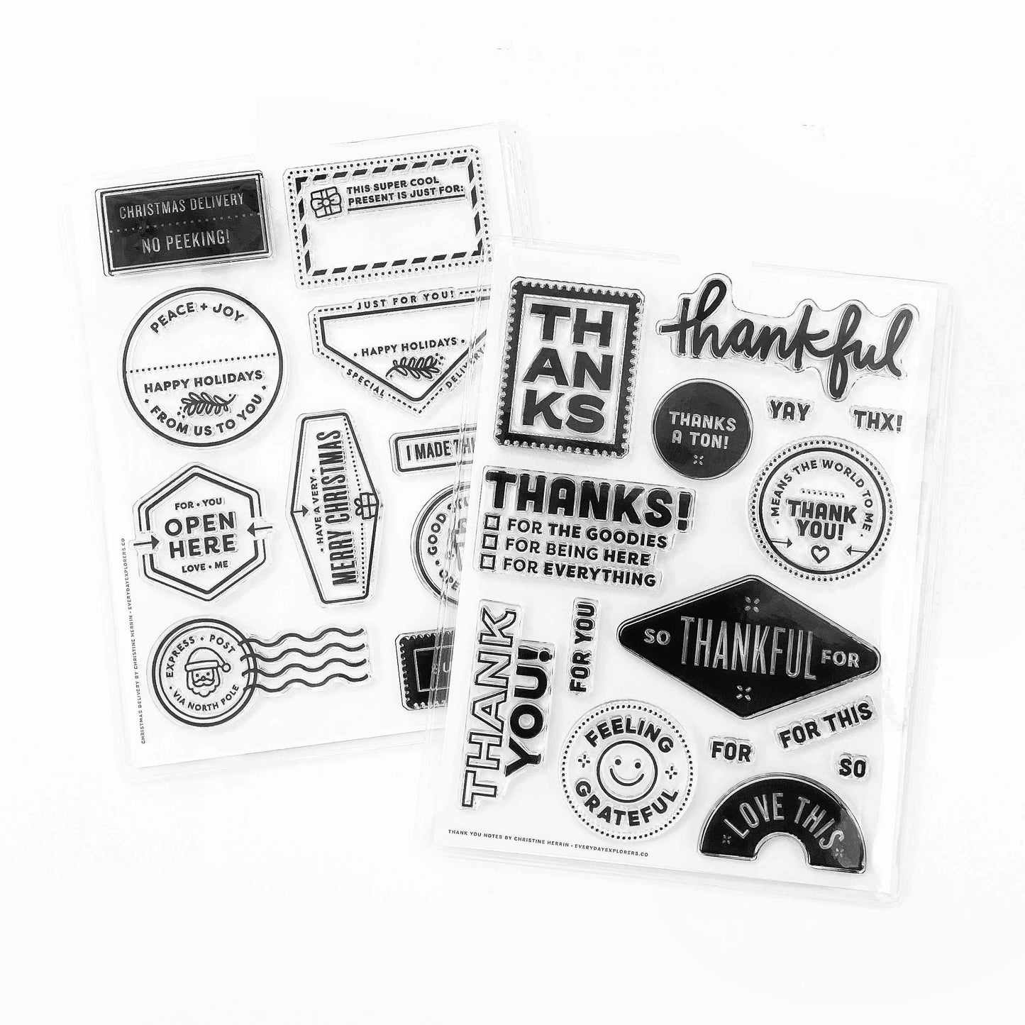 6x8 Holiday Stamps Bundle