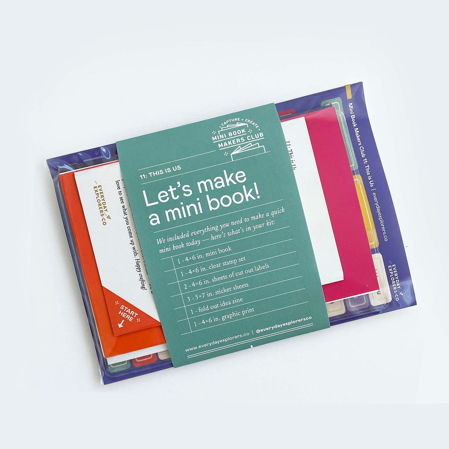 Mini Book Makers Club Kit: February