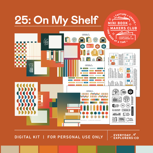 Digital Mini Book Makers Club Kit (April)