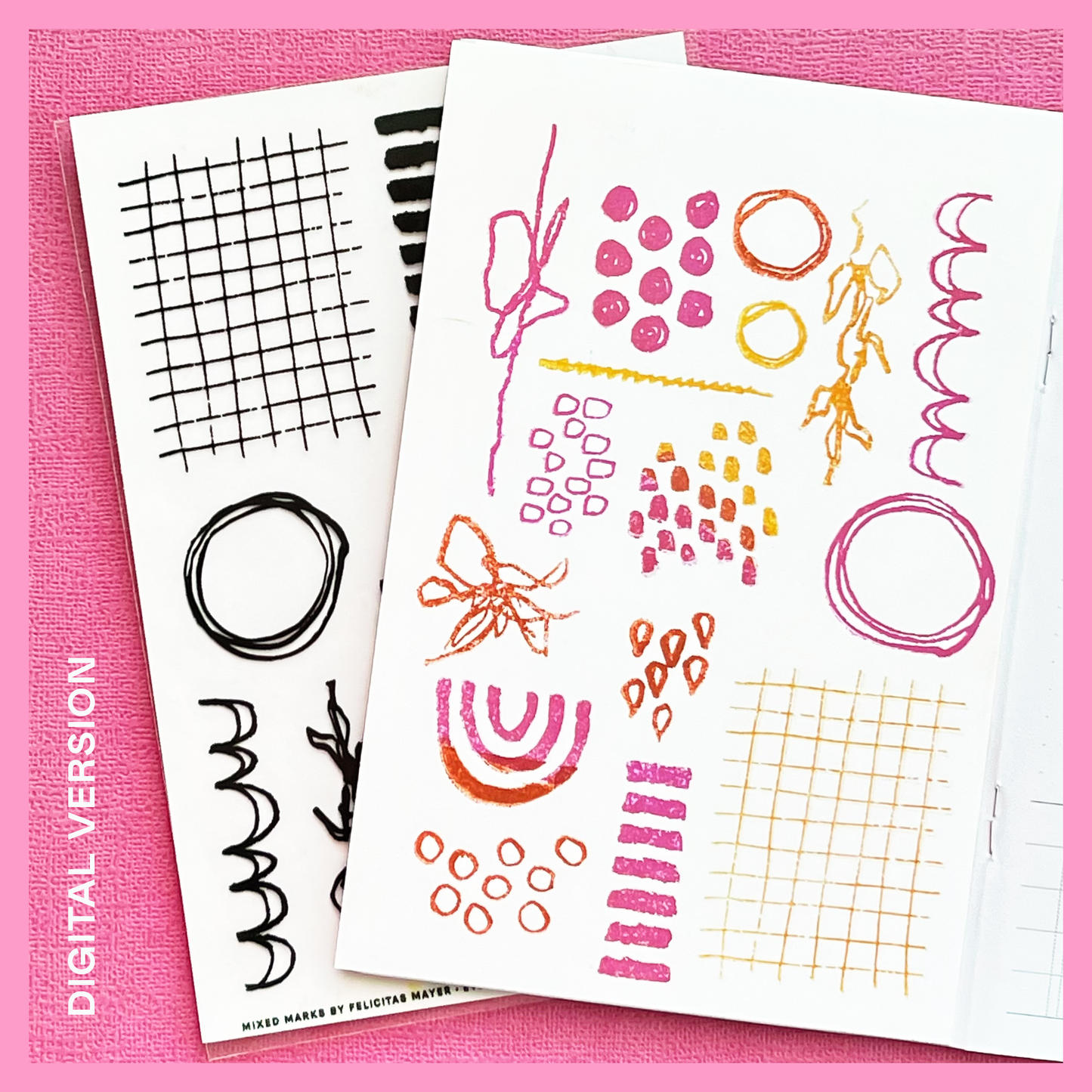 Mixed Marks by Felicitas Mayer - Digital Stamp Set