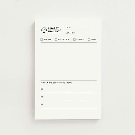 Happy Thought - 4x6 in. Notepad
