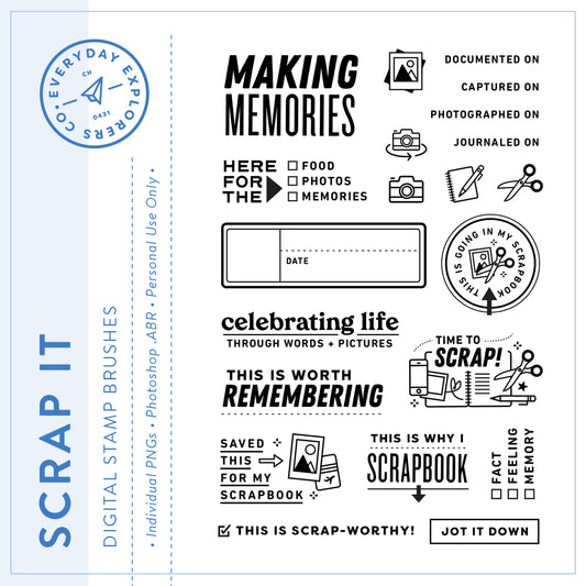 Scrap It - Digital Stamp Set