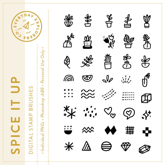 Spice It Up - Digital Stamp Set
