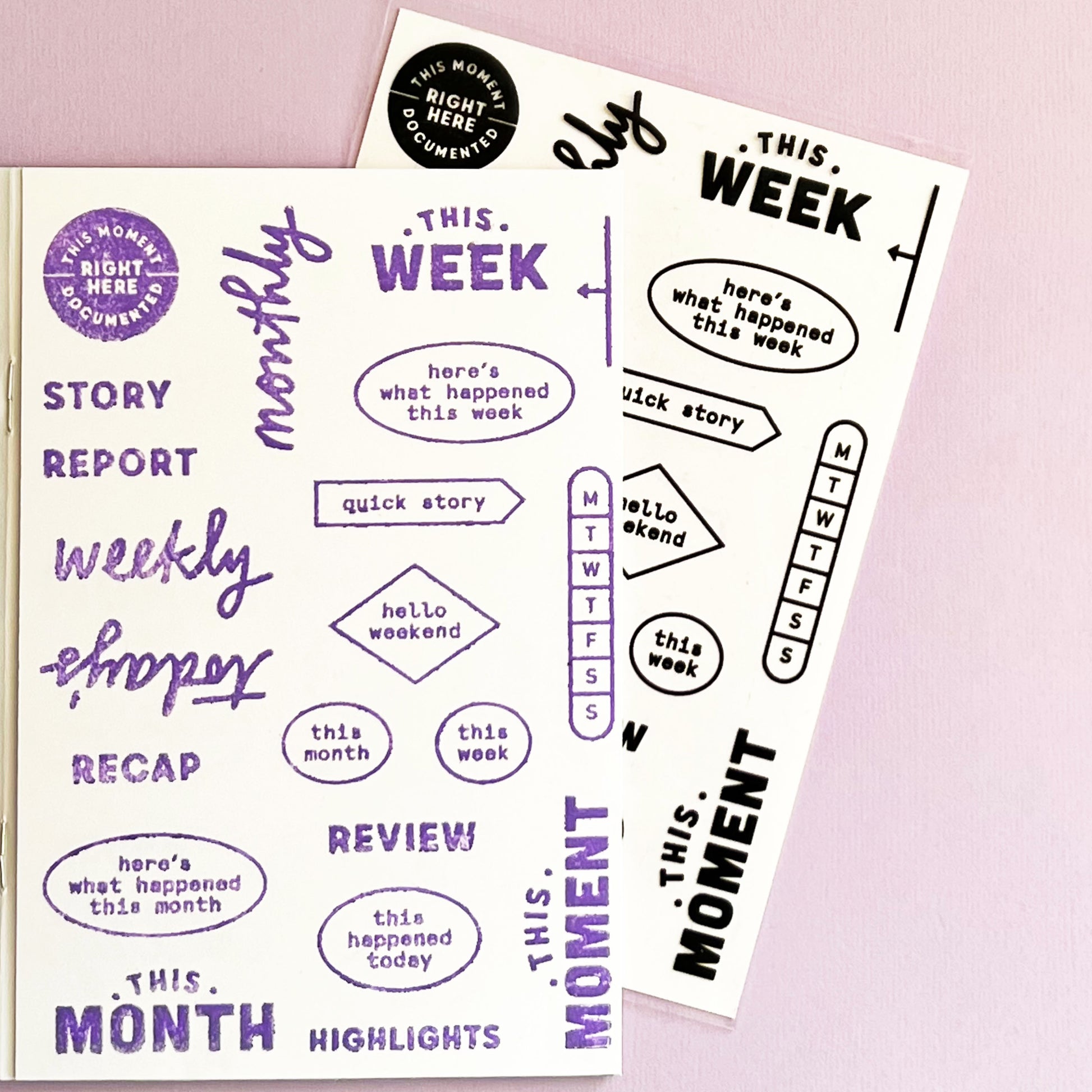 Weekday Planner Stamp Set